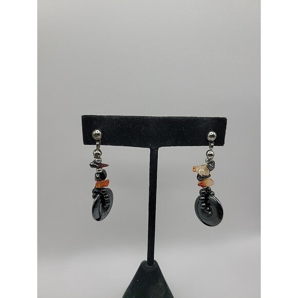 Vintage Premier Designs Earrings Pierced Stud Post Drop Dangle Stainless Steel - Picture 1 of 10